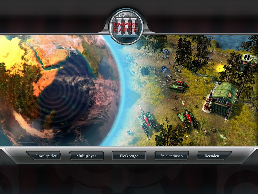 Empire Earth III (Windows) screenshot: Main Menu
