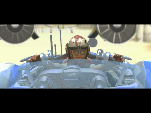 Star Wars: Episode I - Racer (Windows) screenshot: Racers to your pods !