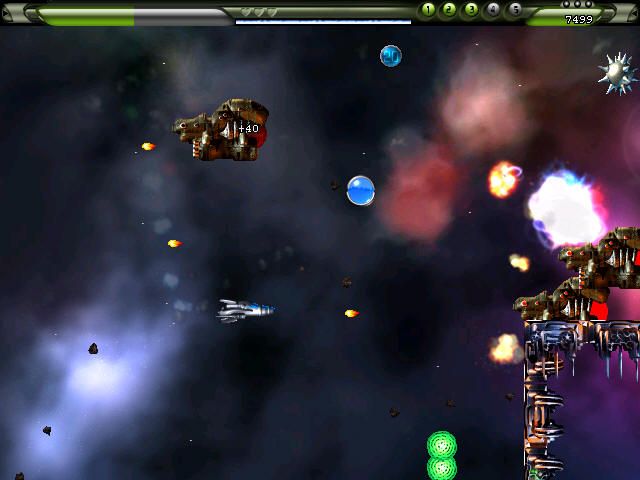Absolute Blue (Windows) screenshot: Action unleashed!