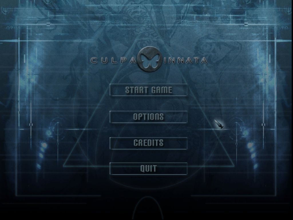 Culpa Innata (Windows) screenshot: Main menu