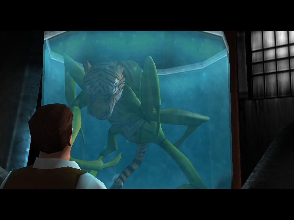 Impossible Creatures (Windows) screenshot: From the Intro movie: the first contact with an hybrid!