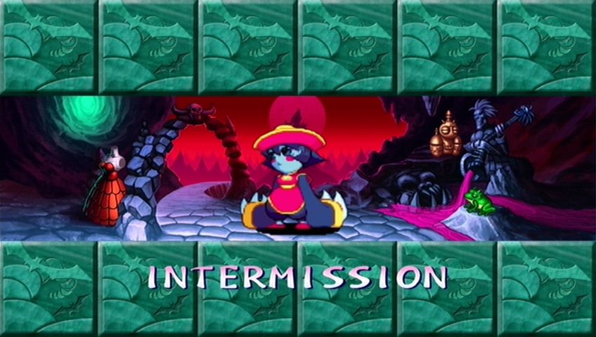 Super Puzzle Fighter II Turbo HD Remix (Xbox 360) screenshot: A completely bizarre intermission