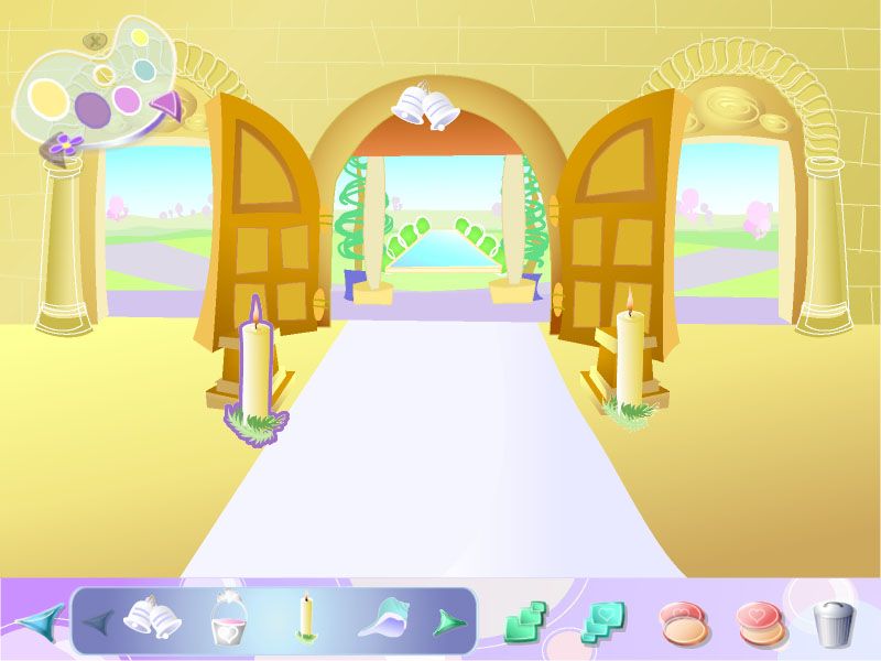 My Fantasy Wedding (Windows) screenshot: Decorate the hall