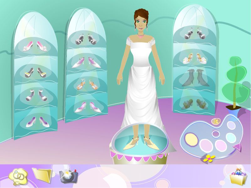 My Fantasy Wedding (Windows) screenshot: Picking out shoes
