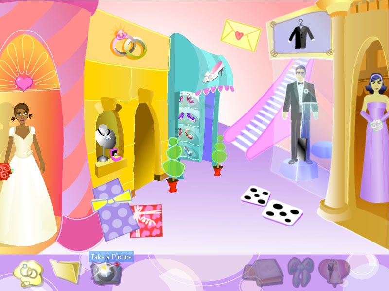 My Fantasy Wedding (Windows) screenshot: Level 1 of the mall