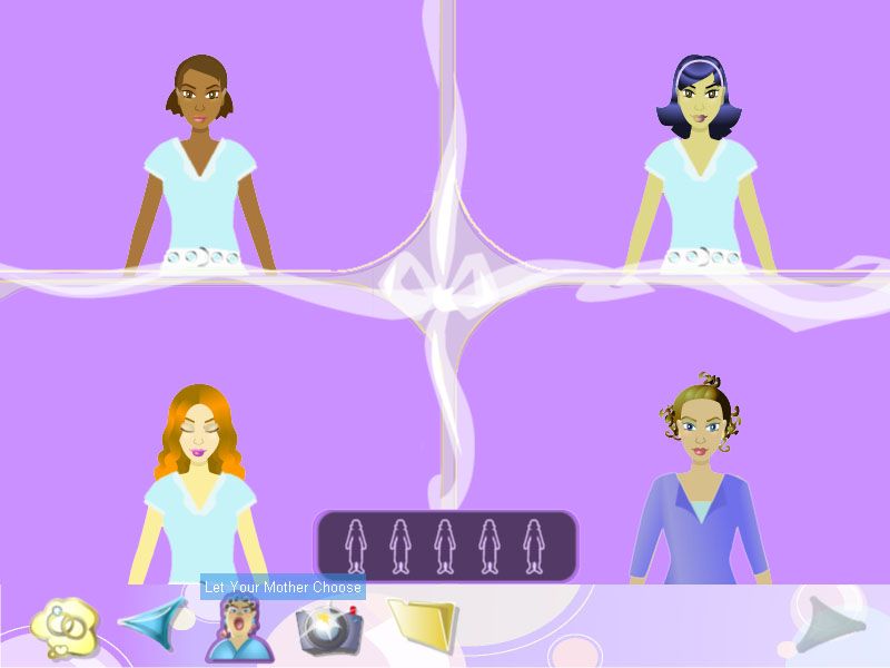 My Fantasy Wedding (Windows) screenshot: Select your bridesmaids