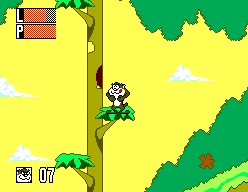 Taz-Mania (SEGA Master System) screenshot: Stage 2 - Jungle