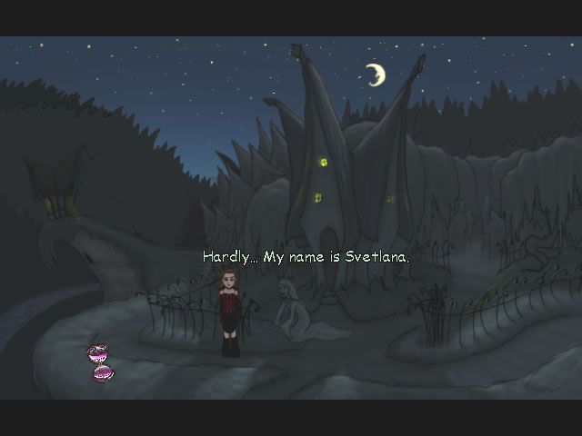 Principles of Evil: Volume II (Windows) screenshot: This lady is tending the grass.