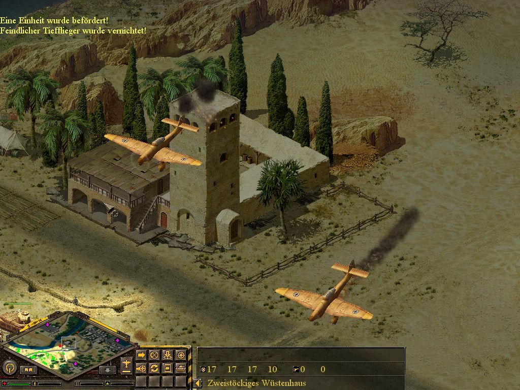 Blitzkrieg: Rolling Thunder (Windows) screenshot: Enemy air raid