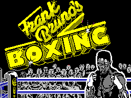 Frank Bruno's Boxing (ZX Spectrum) screenshot: Loading screen