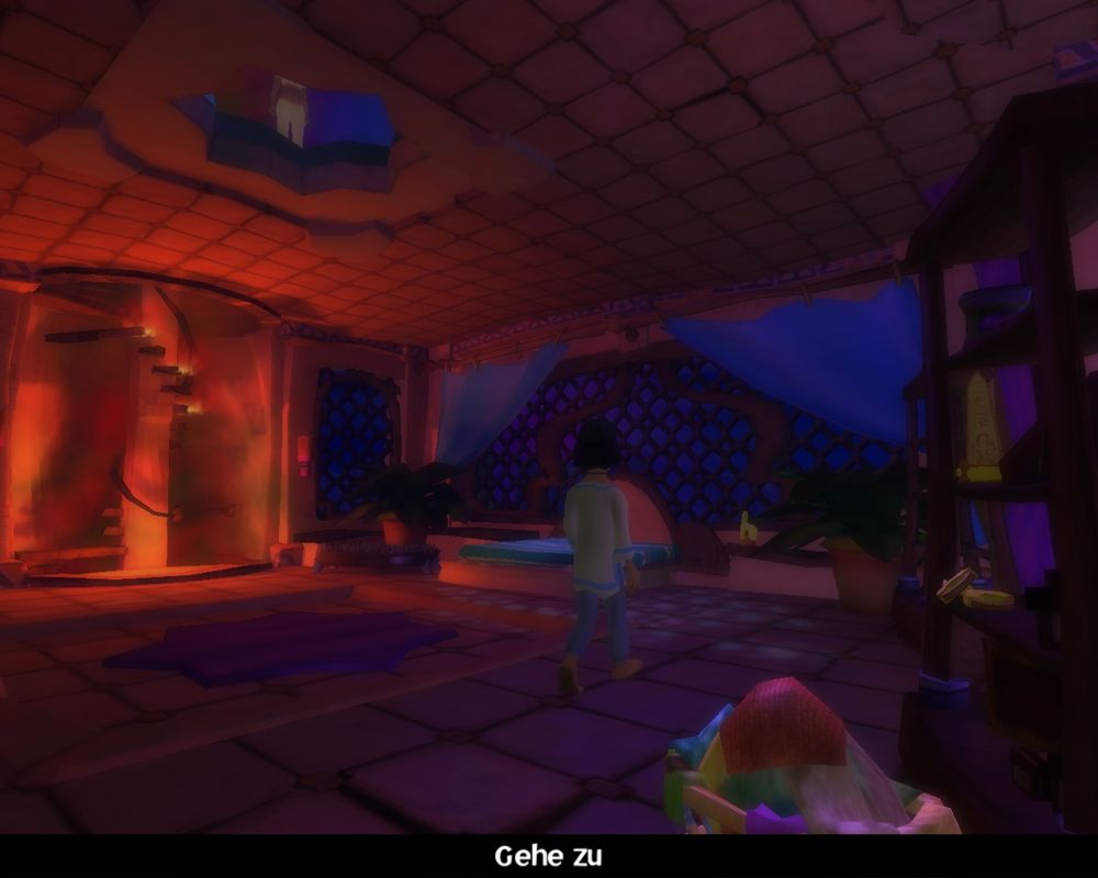 Ankh: Battle of the Gods (Windows) screenshot: Assil's new home.