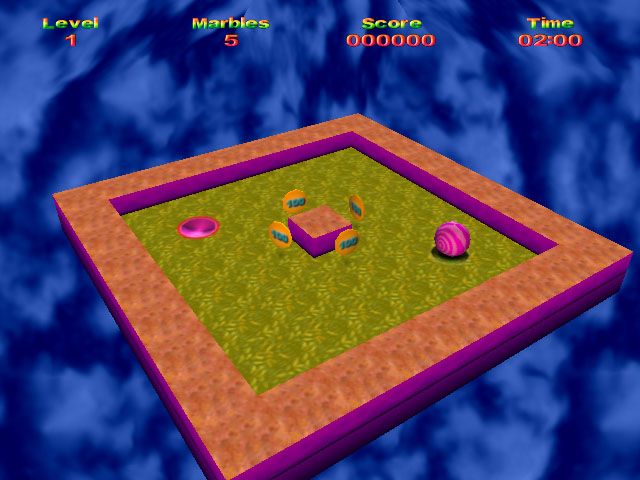3D Marble Flip (Windows) screenshot: The first maze