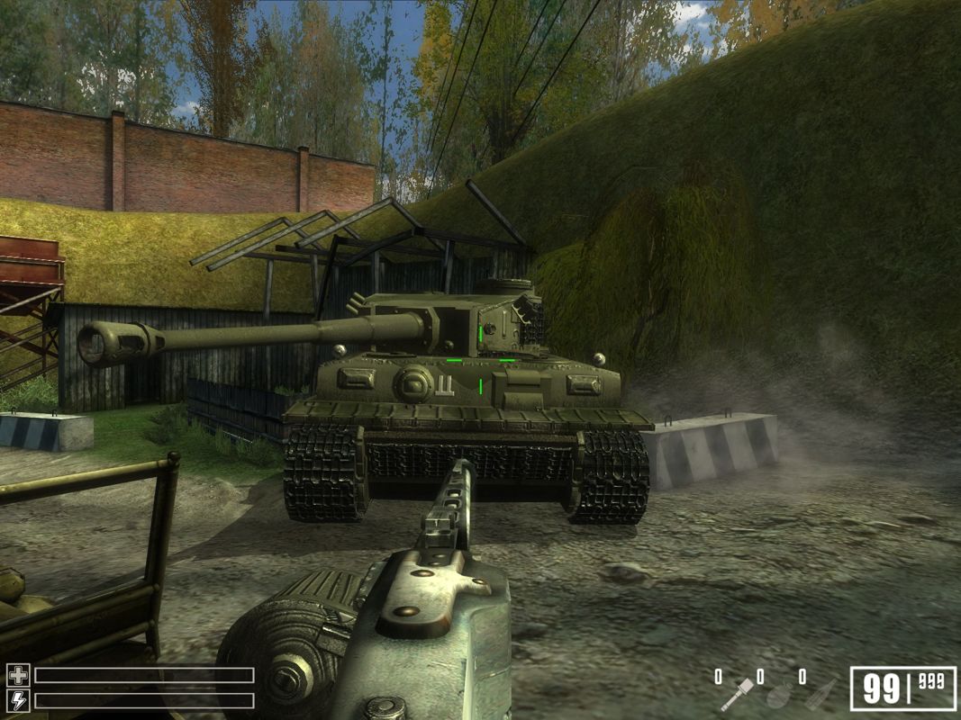 Crimes of War (Windows) screenshot: A tank