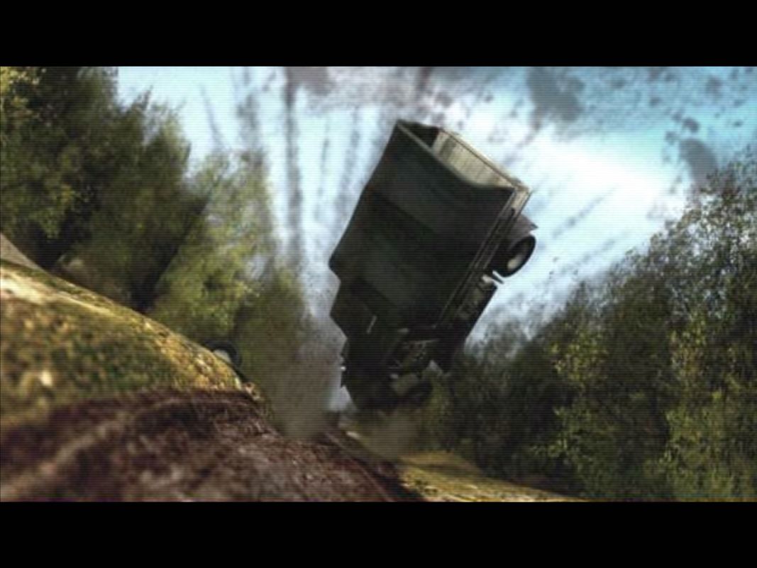 Crimes of War (Windows) screenshot: The intro shows a car chase.