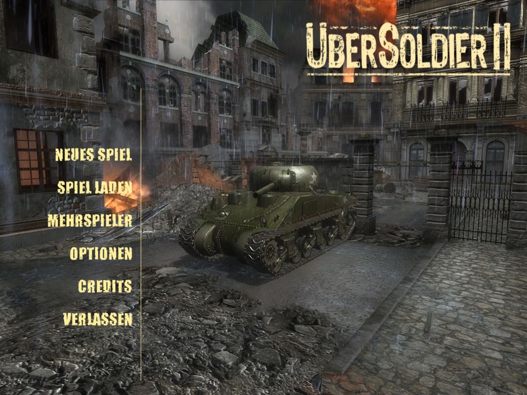 Crimes of War (Windows) screenshot: Main menu
