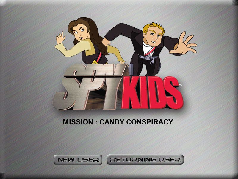 Spy Kids Learning Adventures: Mission: The Candy Conspiracy (Windows) screenshot: Title screen