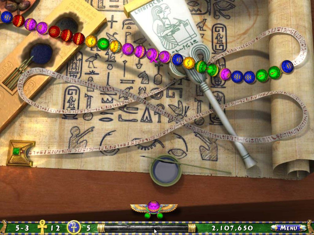 Screenshot of Luxor 2 (Windows, 2006) - MobyGames