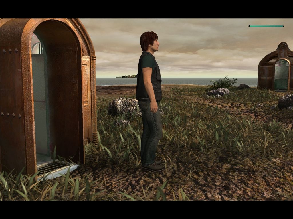 Next Life (Windows) screenshot: Outside of the shelter