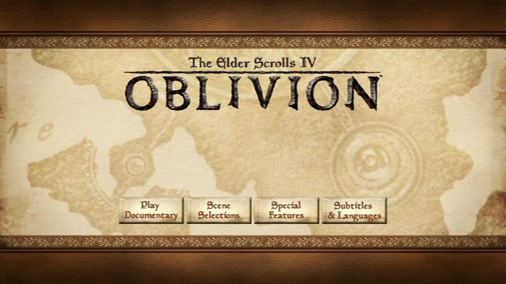 The Elder Scrolls IV: Oblivion (Collector's Edition) (Windows) screenshot: Bonus DVD main menu