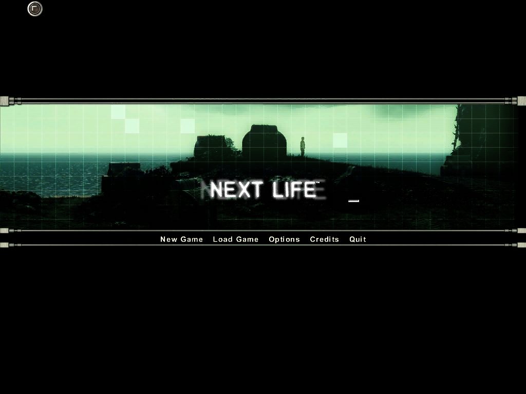 Next Life (Windows) screenshot: Main menu