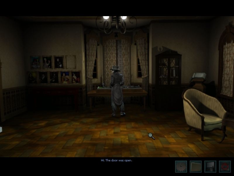 Nancy Drew: Legend of the Crystal Skull (Windows) screenshot: The door was open