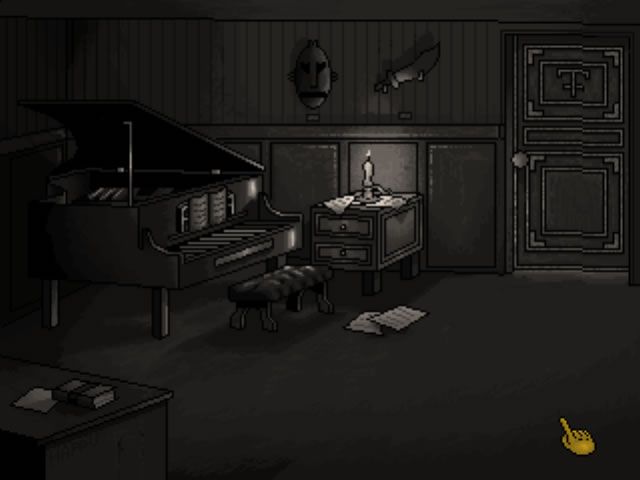 Speculum Mortis (Windows) screenshot: The piano room