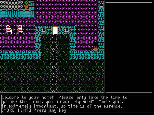 The Rescue of Lorri in Lorrinitron (DOS) screenshot: A closer-up view