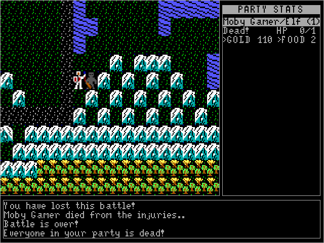 The Rescue of Lorri in Lorrinitron (DOS) screenshot: ... to no good avail.