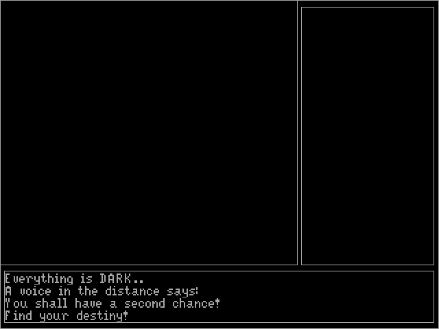 The Rescue of Lorri in Lorrinitron (DOS) screenshot: Is there life after death?