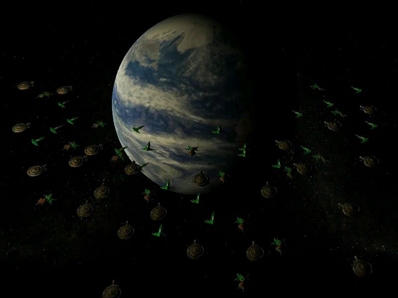 Space Shooter: Alpha Impact (Windows) screenshot: Intro cutscene: the Alpha Impact.