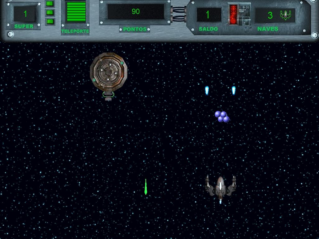 Space Shooter: Alpha Impact (Windows) screenshot: There comes a A type weapon upgrade.