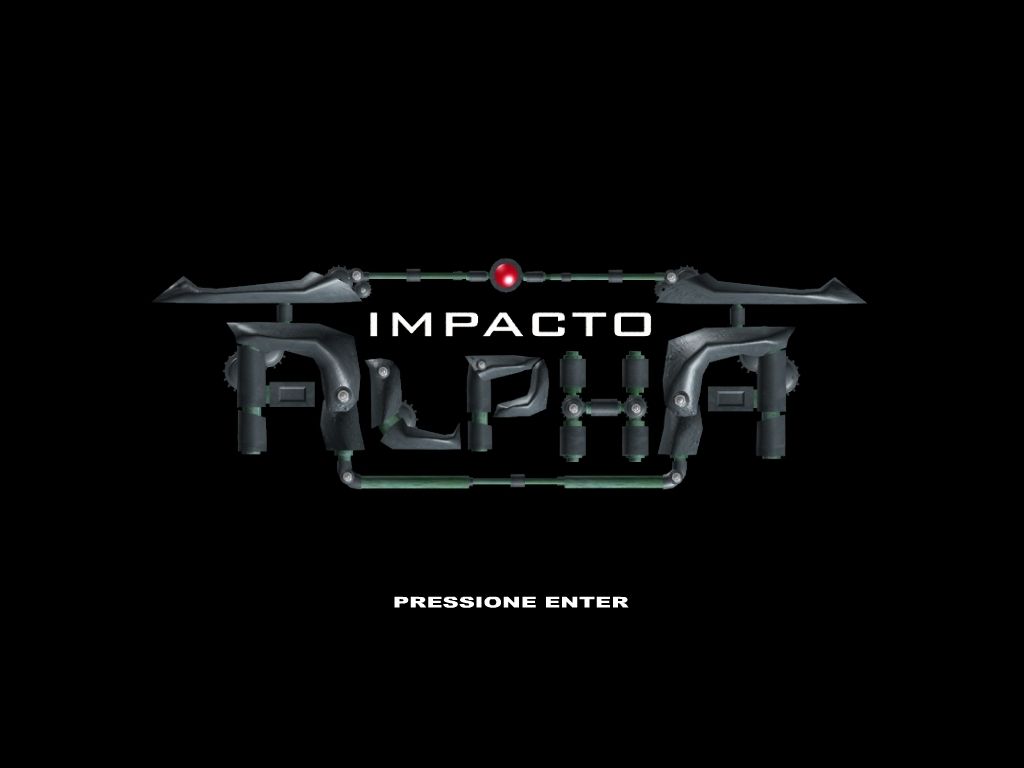 Space Shooter: Alpha Impact (Windows) screenshot: Title screen.