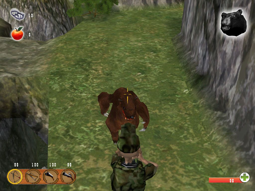 Hunt (Windows) screenshot: Bear encounter