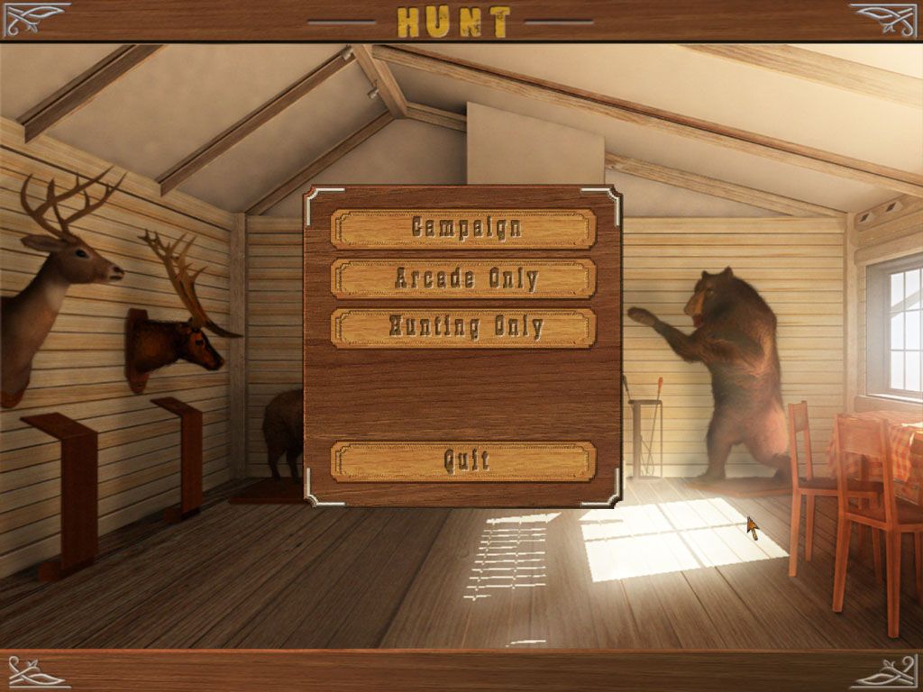 Hunt (Windows) screenshot: Main menu