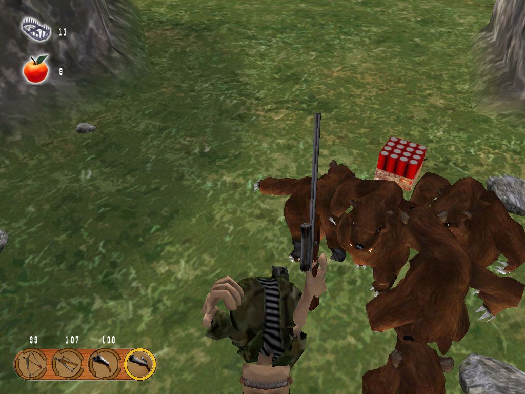 Hunt (Windows) screenshot: Encounter with many bears