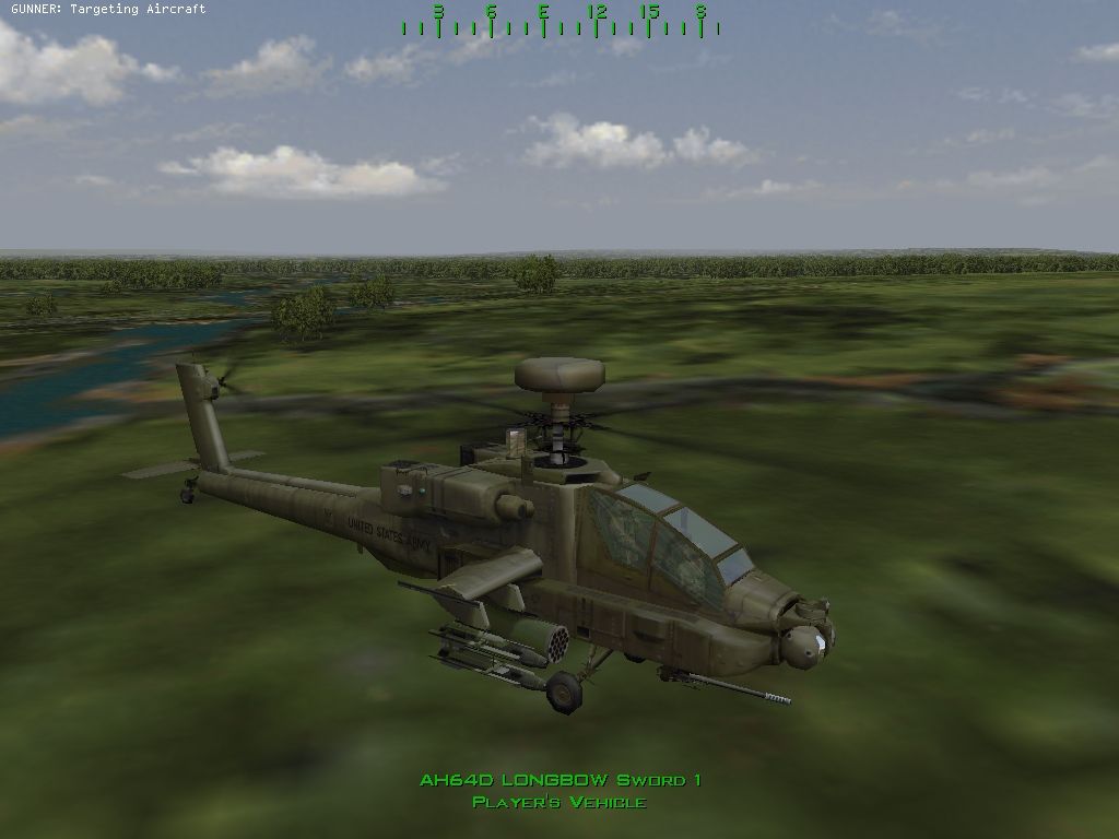 Gunship! (Windows) screenshot: U.S. AH64D Longbow