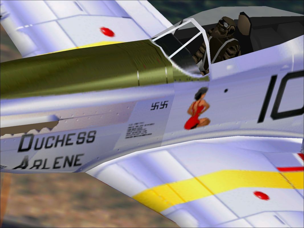 Tuskegee Fighters (Windows) screenshot: The detail holds up well even in close up.
