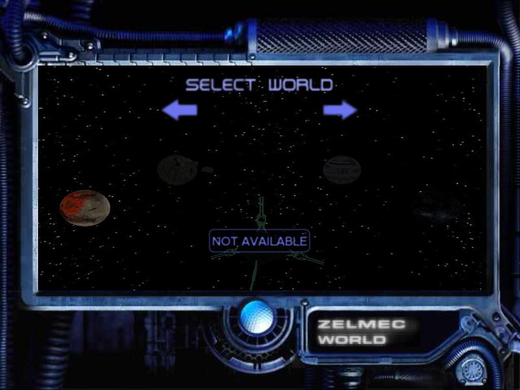 Golf Adventure Galaxy (Windows) screenshot: Selecting a world