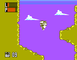 Taz-Mania (SEGA Master System) screenshot: You'll need to use your spin jump to gain access to hard to reach areas.