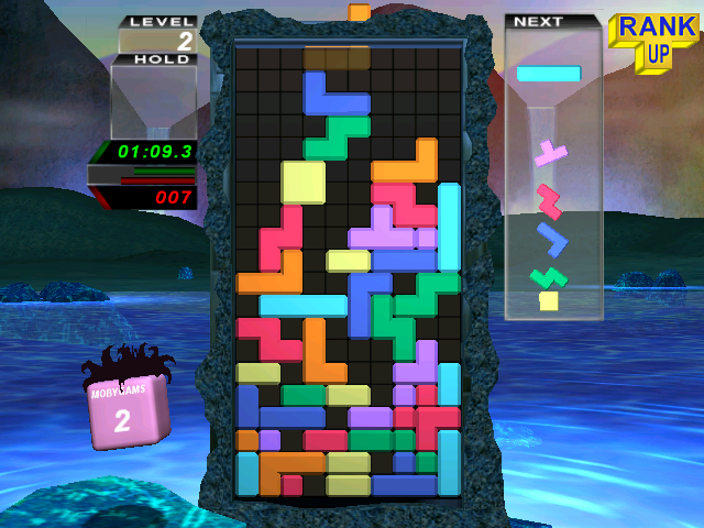 Tetris Worlds (Windows) screenshot: Aludra, the water world