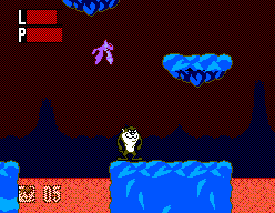 Taz-Mania (SEGA Master System) screenshot: Stage 3 - Caves