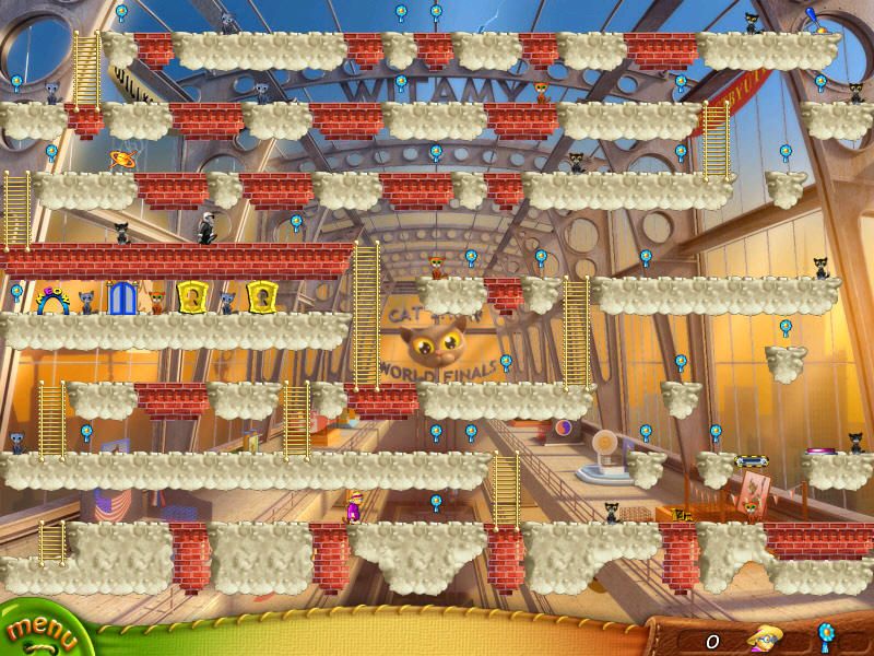 Super Granny 4 (Windows) screenshot: Sometimes you need to collect the keys to open the doors.