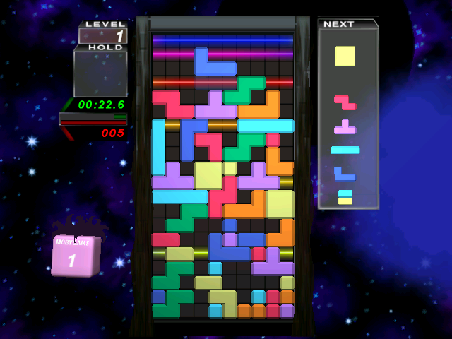 Tetris Worlds (Windows) screenshot: Talitha, the cloud world
