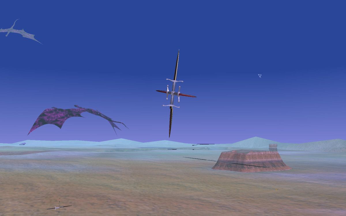 MusicVR Episode 1: Tr3s Lunas (Windows) screenshot: D&D sequence with sword and dragons