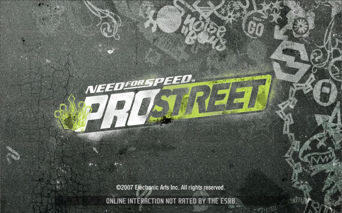 Need for Speed: ProStreet (Windows) screenshot: Title screen