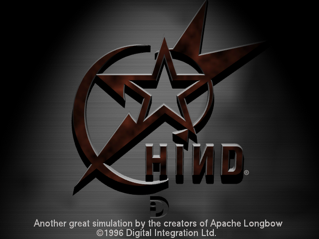 Hind (DOS) screenshot: Title screen