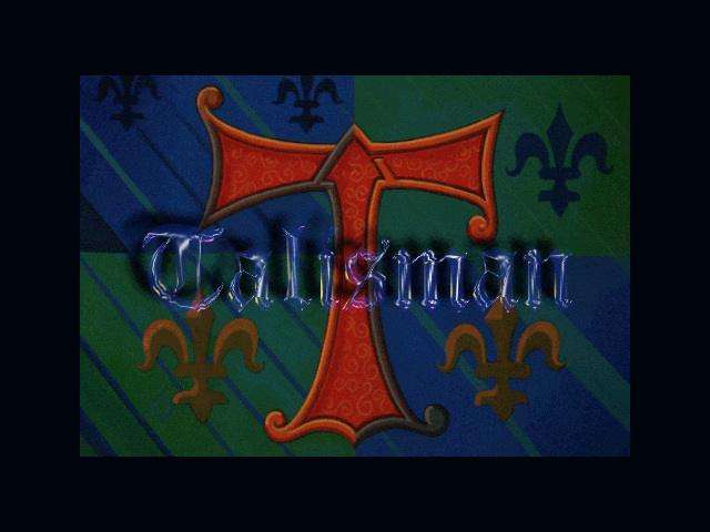 Talisman (DOS) screenshot: Title screen