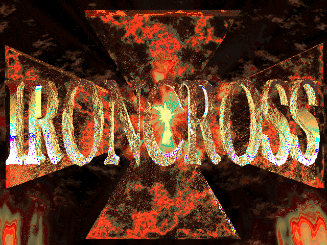 Iron Cross (DOS) screenshot: Title screen