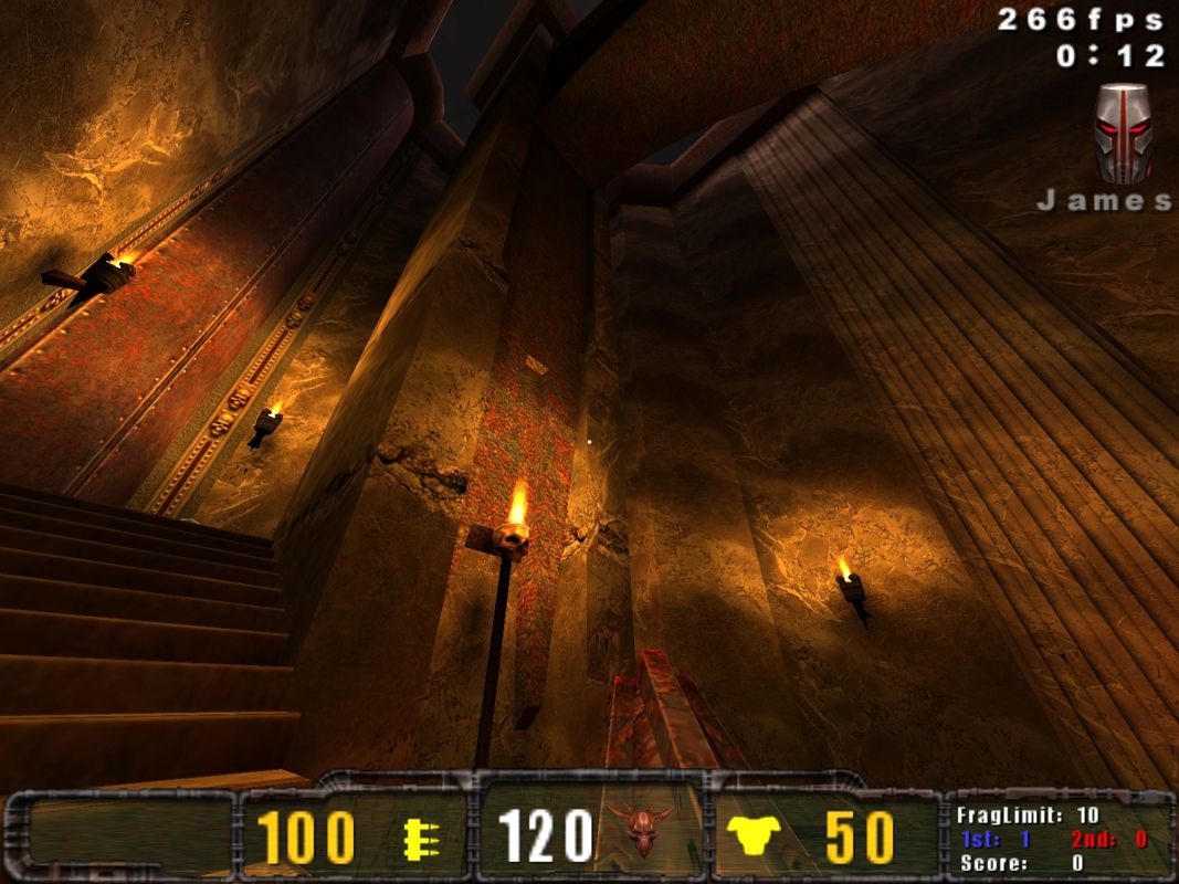 Quake III: Team Arena (Windows) screenshot: The TA-Engine looks amazing and way better than the original from Quake III Arena.