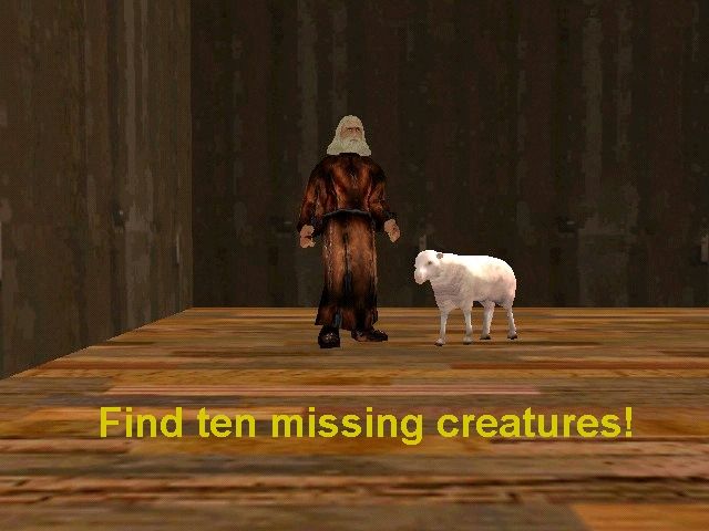Noah's Adventures (Windows) screenshot: The Hide and Seek game